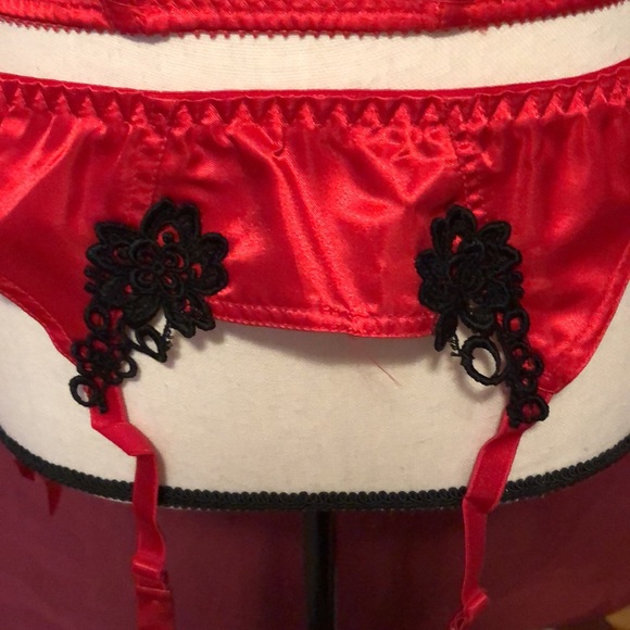 Corset and garter set by Intimates from Fredricks - Picture 3 of 3